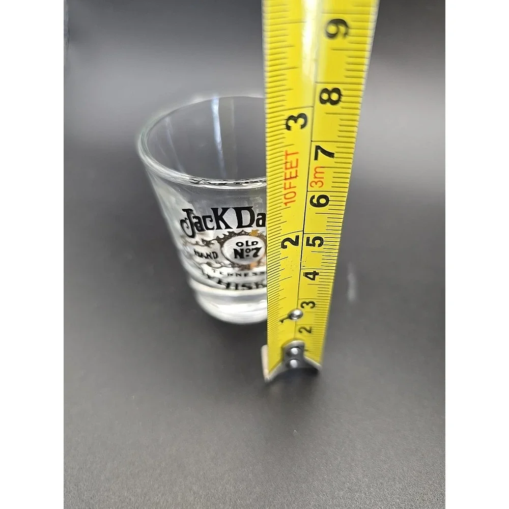 Jack Daniel's Shot glass Old No.7 Whiskey barware promo ad souvenir‎ novelty